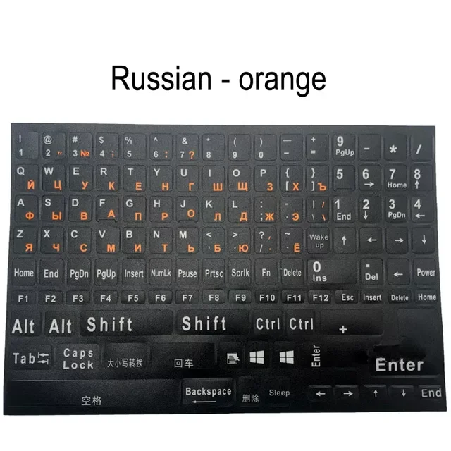 Keyboard Protective Film Luminous Keyboard Stickers Laptop PC Letter Alphabet Spanish/English/Russian/Arabic/French Language
Keyboard Protective Film Luminous Keyboard Stickers Laptop PC Letter Alphabet Spanish/English/Russian/Arabic/French Language