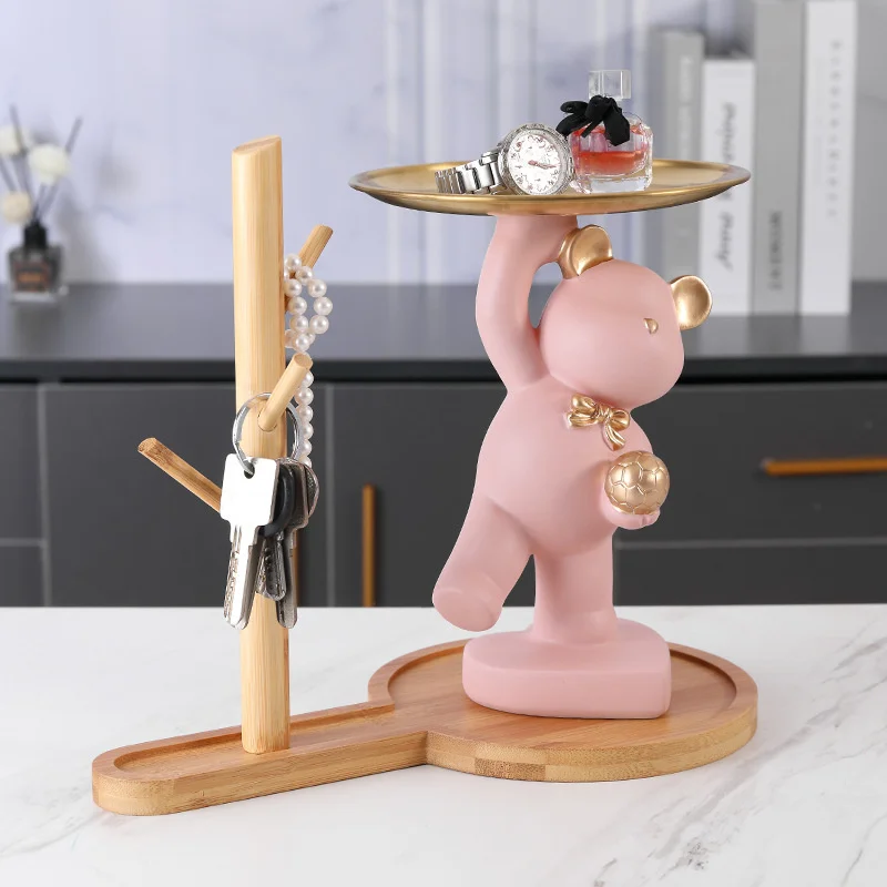 Violent Bear Resin Ornaments Pallet With Frame Key Storage Home Decoration Living Room Cabinet Decor Wedding Gift Statues
Violent Bear Resin Ornaments Pallet With Frame Key Storage Home Decoration Living Room Cabinet Decor Wedding Gift Statues