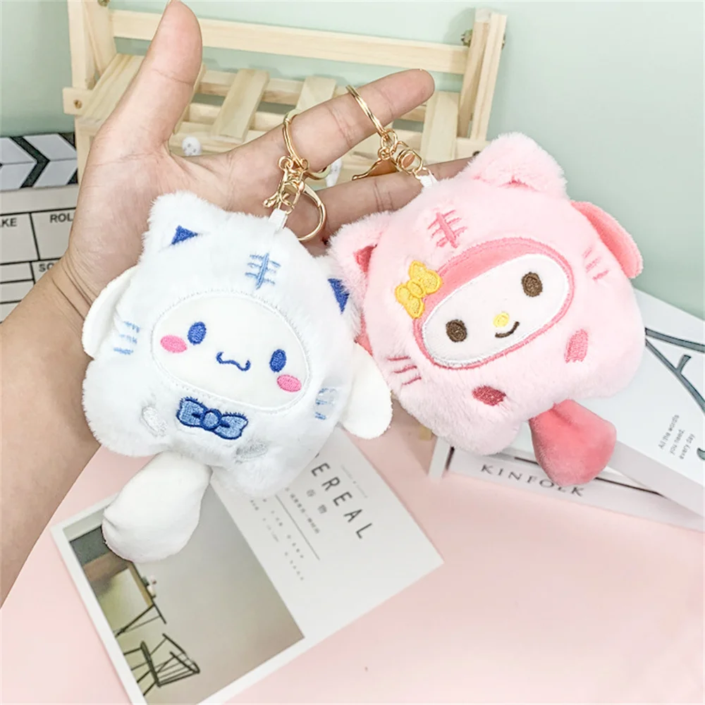 

Kawaii Sanrio, Hello Kitty Kuromi My Melody Cinnamoroll похладный помпон собака фотоэлемент аниме детский подарок