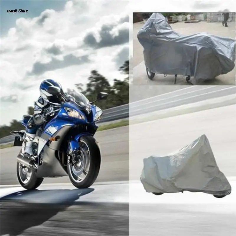 1Pc Silver Motorcycle Hood Scooters Covers Waterproof Dustproof Breathable Breathable Full Protective Anti UV Motorcycle Covers
1Pc Silver Motorcycle Hood Scooters Covers Waterproof Dustproof Breathable Breathable Full Protective Anti UV Motorcycle Covers