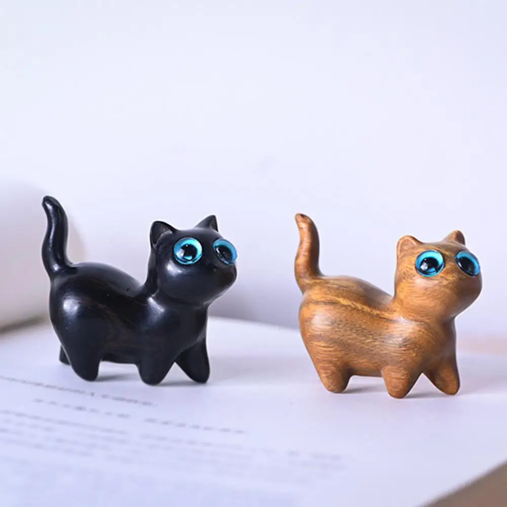 Kawaii Cat Miniature Figurines Handmade Carving Kitty Sculpture Desk Ornaments Fairy Garden Room Decor Birthday Gift
Kawaii Cat Miniature Figurines Handmade Carving Kitty Sculpture Desk Ornaments Fairy Garden Room Decor Birthday Gift