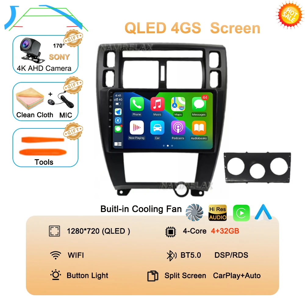 Android 15 для Hyundai Tucson 2004 2005 2006 2007 2008 2009, автомобильный радиоприемник, мультимедийный стерео видеоплеер, GPS-навигация, Carplay Auto
Android 15 для Hyundai Tucson 2004 2005 2006 2007 2008 2009, автомобильный радиоприемник, мультимедийный стерео видеоплеер, GPS-навигация, Carplay Auto