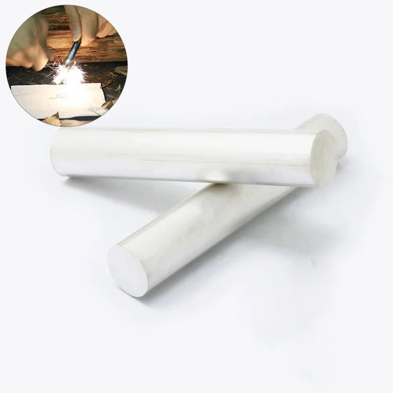 New Mg Welding Soldering Rod Cylindrical Bar 1CM X 6CM High Purity Magnesium Metal Rod Magnesium Bar Survival Emergency Tool
New Mg Welding Soldering Rod Cylindrical Bar 1CM X 6CM High Purity Magnesium Metal Rod Magnesium Bar Survival Emergency Tool