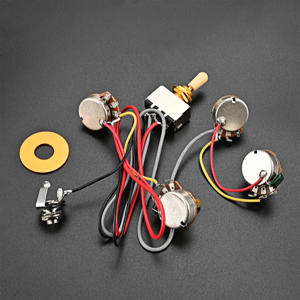 Switch Electric Guitar Wiring Harness Kit Tone Part for Guitars Toggle Replaced Parts Instrument Supply Switches
Switch Electric Guitar Wiring Harness Kit Tone Part for Guitars Toggle Replaced Parts Instrument Supply Switches