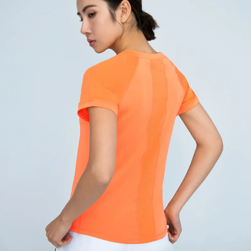 Sports Quick-Drying T-shirt Women's Summer Short Sleeve Thin Yoga Clothes Mesh Breathable Slim Professional Running Fitness Top
Sports Quick-Drying T-shirt Women's Summer Short Sleeve Thin Yoga Clothes Mesh Breathable Slim Professional Running Fitness Top