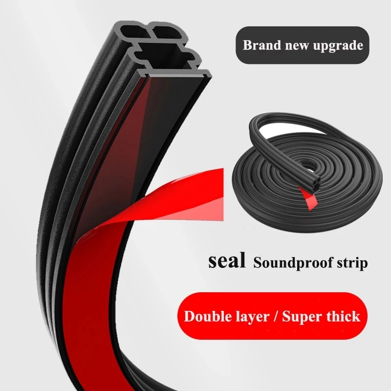 Car Door Seals Double-Layer Auto Stickers Soundproof Hood Car Accessories Rubber Door Car Anti-Collision Sealing Strip For Car
Car Door Seals Double-Layer Auto Stickers Soundproof Hood Car Accessories Rubber Door Car Anti-Collision Sealing Strip For Car