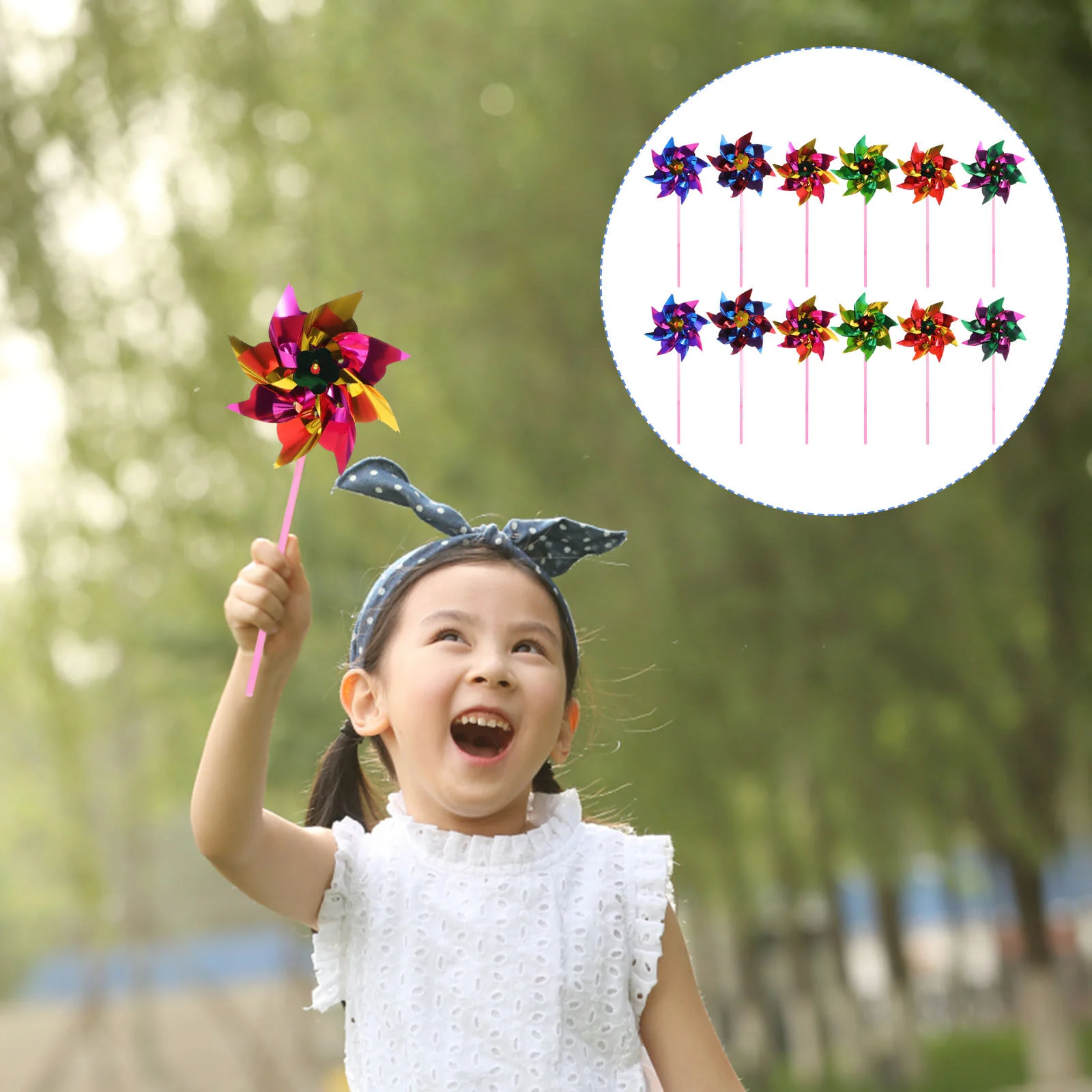 

40 шт. разноцветные маленькие ветряные мельницы Pinwheels игрушки для улицы детские игрушки садовые радужные бриллиантовые украшения пластиковые воздуходувки