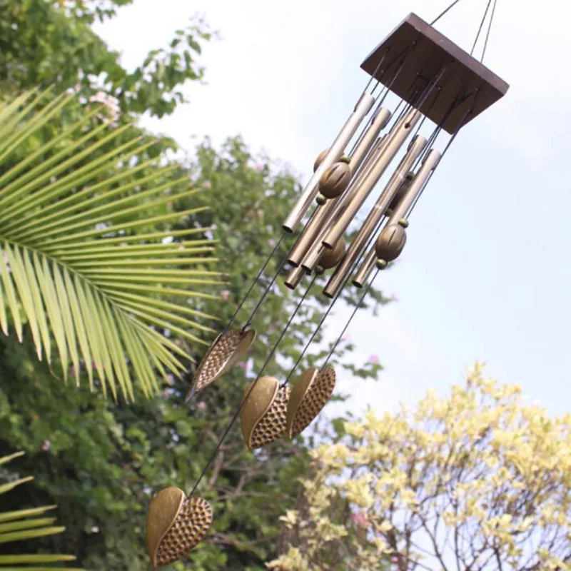 1*Wind Chimes Solid Wood Metal 8 Tubes Heart-shaped Home Garden Decoration Wind Chimes Gift Decoration For Home Garden
1*Wind Chimes Solid Wood Metal 8 Tubes Heart-shaped Home Garden Decoration Wind Chimes Gift Decoration For Home Garden