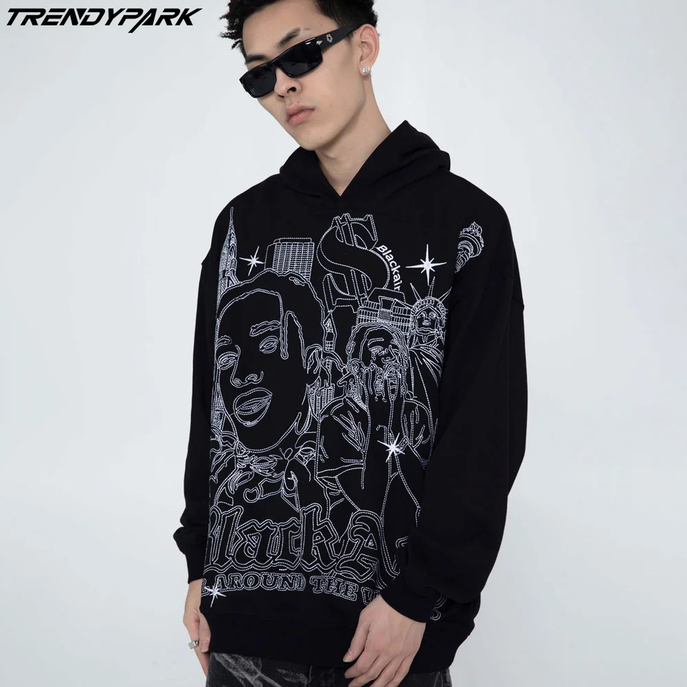 Men's Hoodies Hip Hop Cotton Spring Hooded Sweatshirts Streetwear Harajuku Embroidery Sketch Men's Clothing Oversized Hoodie
Men's Hoodies Hip Hop Cotton Spring Hooded Sweatshirts Streetwear Harajuku Embroidery Sketch Men's Clothing Oversized Hoodie