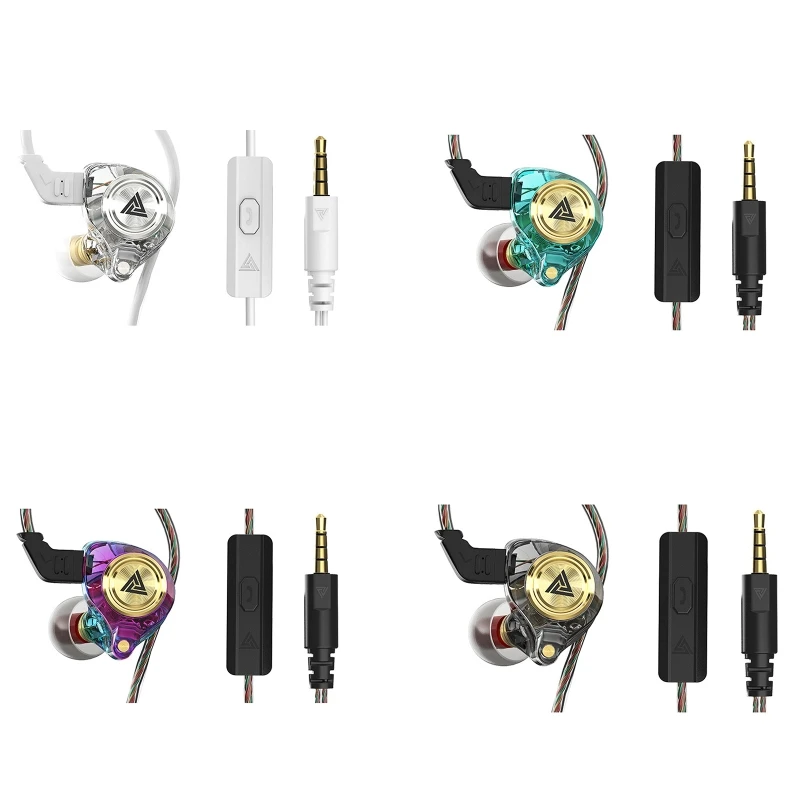 

R91A Dynamic Wired Earbud, In-Ear Earphone Ear-wrapped Headphone with 1.2m Tangle-free Cable Noise-Isolating HiFi Stereo