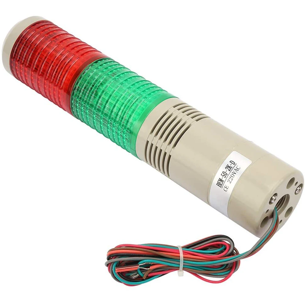 2-Layer Industrial Signal Light Kit Column LED Alarm Tower Lamp Light 220VAC 9.65in Height Safety Fashlight
2-Layer Industrial Signal Light Kit Column LED Alarm Tower Lamp Light 220VAC 9.65in Height Safety Fashlight