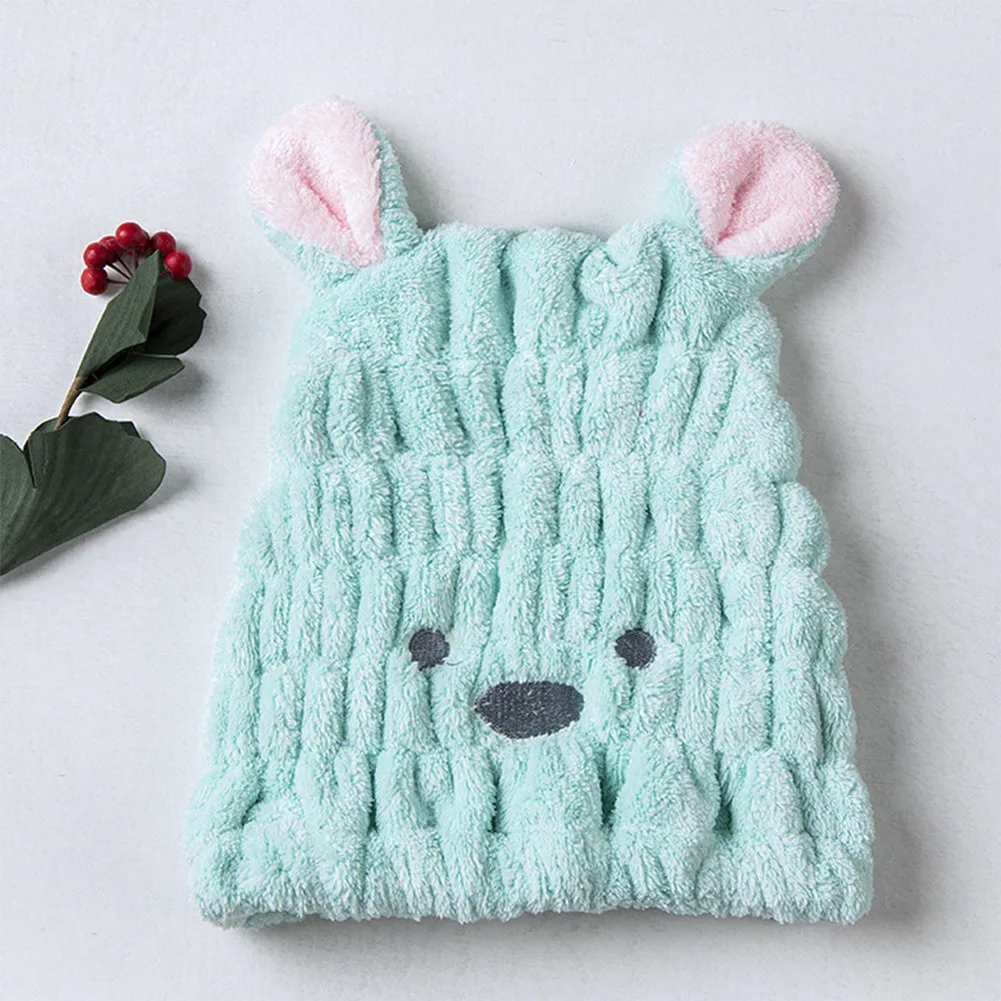 Microfiber Hair Towel Wrap For Women Strong Absorbing Cute Bear Hat Quick-dry Cartoon Head Wrap Soft Shower Bath Dry Hair Cap
Microfiber Hair Towel Wrap For Women Strong Absorbing Cute Bear Hat Quick-dry Cartoon Head Wrap Soft Shower Bath Dry Hair Cap