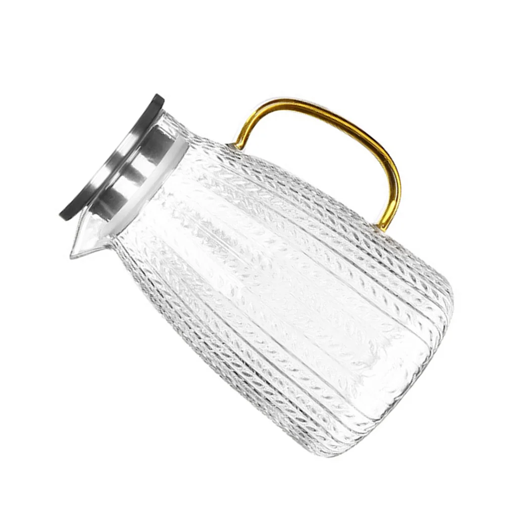 Large Capacity Clod Water Pot Glass Cold Water Bottle Cold Drink Kettle Beverage Kettle
Large Capacity Clod Water Pot Glass Cold Water Bottle Cold Drink Kettle Beverage Kettle