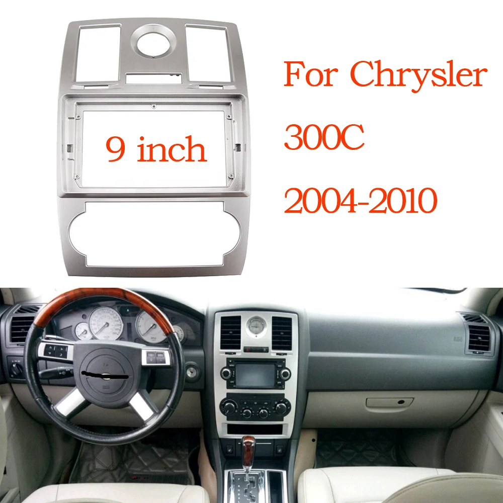 2 Din 9 Inch Car Radio Installation GPS Mp5 ABS PC Plastic Fascia Plane Frame For Chrysler 300C 2004-2010
2 Din 9 Inch Car Radio Installation GPS Mp5 ABS PC Plastic Fascia Plane Frame For Chrysler 300C 2004-2010