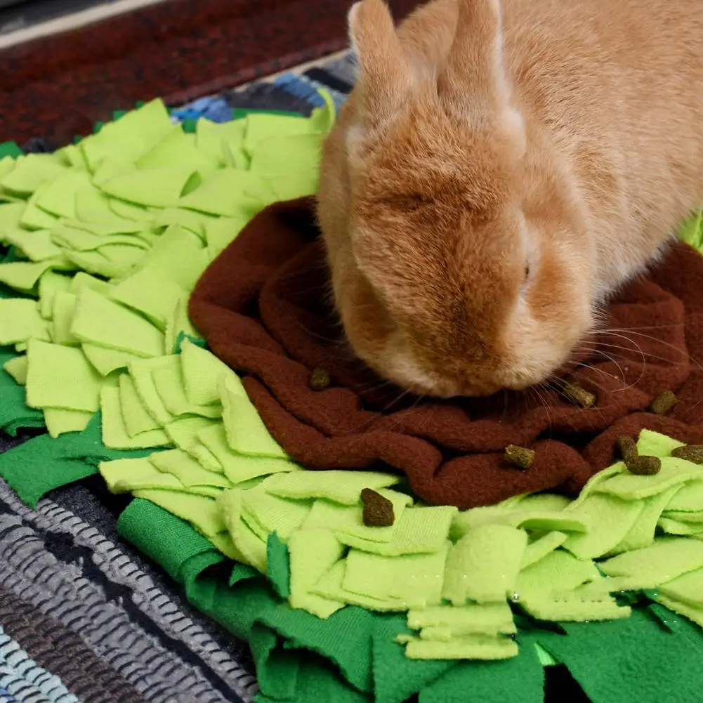 Pet Feeding Mat Soft Fabric Sniffing Pad Snuffle Blanket Natural Foraging Toy for Dogs Cats Rabbits Treat Dispenser Feeding Mat
Pet Feeding Mat Soft Fabric Sniffing Pad Snuffle Blanket Natural Foraging Toy for Dogs Cats Rabbits Treat Dispenser Feeding Mat
