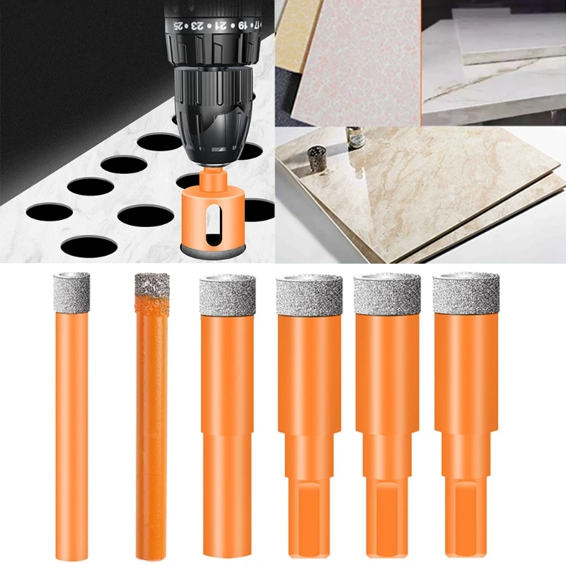 Diamond Drill Bit Set 6-16 mm for Concrete/ Tile/Ceramic/ Glass/ Hard Plastic Drill Bit Kit Tile Drill Bit M4YD
Diamond Drill Bit Set 6-16 mm for Concrete/ Tile/Ceramic/ Glass/ Hard Plastic Drill Bit Kit Tile Drill Bit M4YD