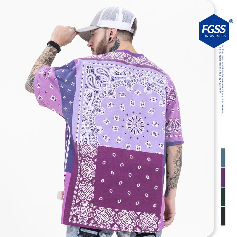 Japan Retro Kapital Multi Panel Cashew Blossom Printing Trend Versatile Loose Tees Round Neck Cotton Short Sleeve Men's T-shirt
Japan Retro Kapital Multi Panel Cashew Blossom Printing Trend Versatile Loose Tees Round Neck Cotton Short Sleeve Men's T-shirt