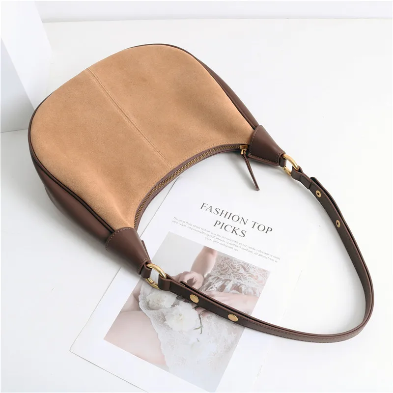 2022 New Leather Nubuck Underarm Bag Vintage Single Shoulder Straddle Bag Women's Bag High Quality
2022 New Leather Nubuck Underarm Bag Vintage Single Shoulder Straddle Bag Women's Bag High Quality