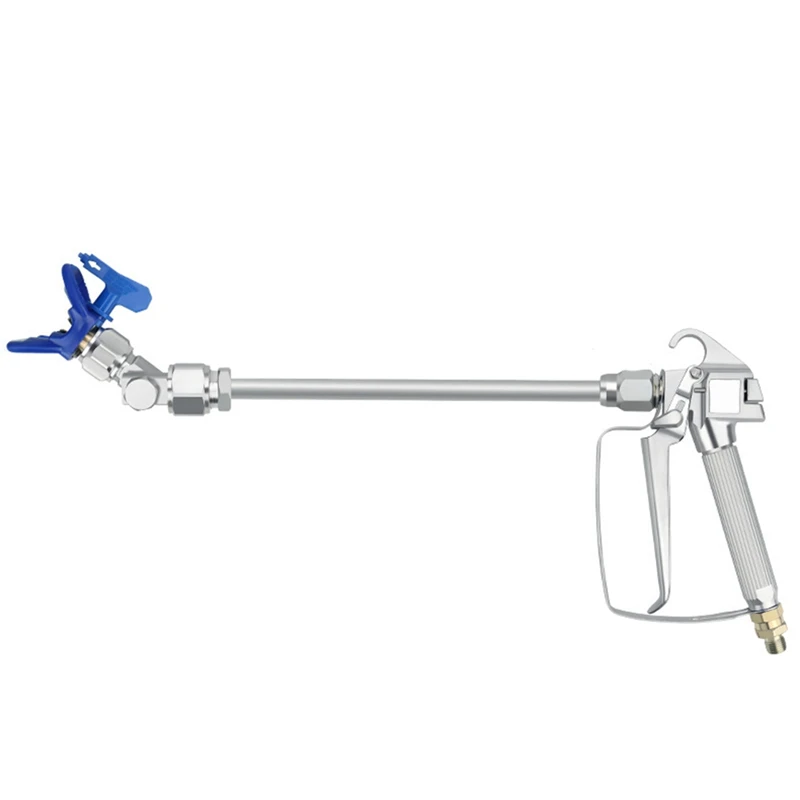 1 Set Airless Spray Hose Accessories Kit With 517 Nozzle Adapter And 30Cm Extension Rod Silver 
1 Set Airless Spray Hose Accessories Kit With 517 Nozzle Adapter And 30Cm Extension Rod Silver