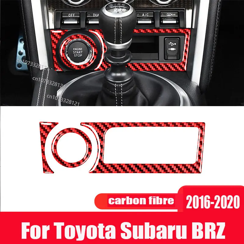 For Subaru BRZ 2016-2020 86 Refit Red Carbon Fiber Interior Central Control One-button Start Sticker Car Accessories
For Subaru BRZ 2016-2020 86 Refit Red Carbon Fiber Interior Central Control One-button Start Sticker Car Accessories