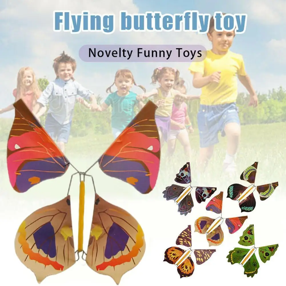 Magic Flying Butterflies Flying In The Book Fairy Rubber Band Card Great Powered Magic Birthday Up Toy Card Wind T1v8
Magic Flying Butterflies Flying In The Book Fairy Rubber Band Card Great Powered Magic Birthday Up Toy Card Wind T1v8