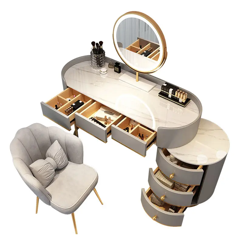 Modern Minimalist Leather Dressers for Bedroom Furniture Designer Light Luxury Household Bedroom Dressing Table vanity set
Modern Minimalist Leather Dressers for Bedroom Furniture Designer Light Luxury Household Bedroom Dressing Table vanity set