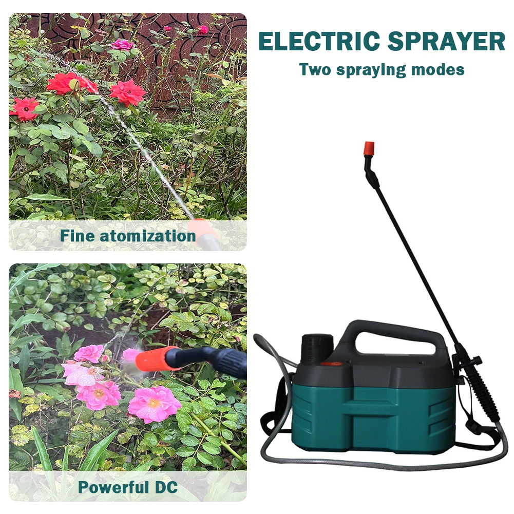 Electric Sprayer Sprinkler 5L Automatic Sprayer Portable Labor-saving Atomization Machine Garden Irrigation Supplies
Electric Sprayer Sprinkler 5L Automatic Sprayer Portable Labor-saving Atomization Machine Garden Irrigation Supplies