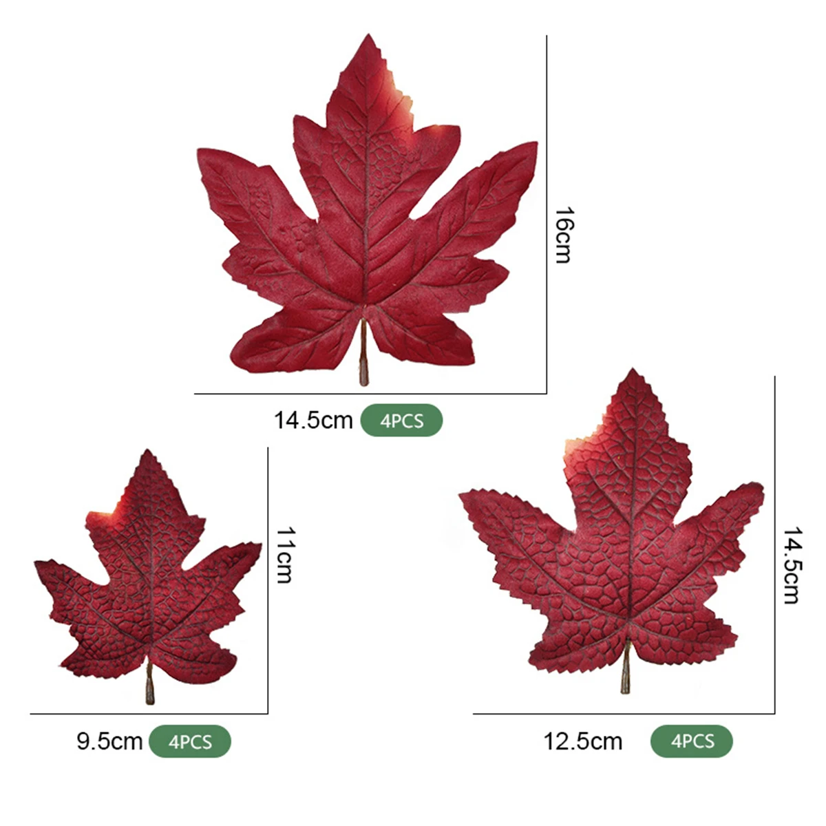 Universal Maple Leaf 48Pcs Decor Fake Fall Leaves Parts Party Replacement Silk Print Wedding Accessory Durable
Universal Maple Leaf 48Pcs Decor Fake Fall Leaves Parts Party Replacement Silk Print Wedding Accessory Durable