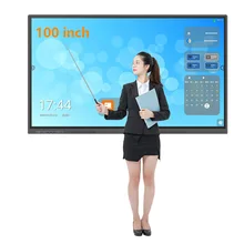 100 Inch Finger Multi Touch Screen LCD Display Meeting Room Electronic Digital Interactive Smart White Board