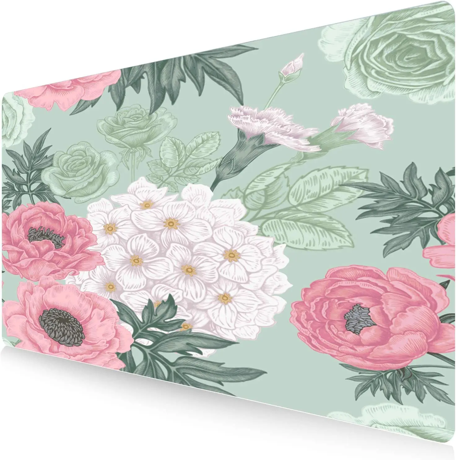 Extended Gaming Mouse Pad Large Desk Mat XXL 35.4x15.7in Mouse Pad Non-Slip Rubber Base Keyboard Pad Waterproof -Flower Green
Extended Gaming Mouse Pad Large Desk Mat XXL 35.4x15.7in Mouse Pad Non-Slip Rubber Base Keyboard Pad Waterproof -Flower Green