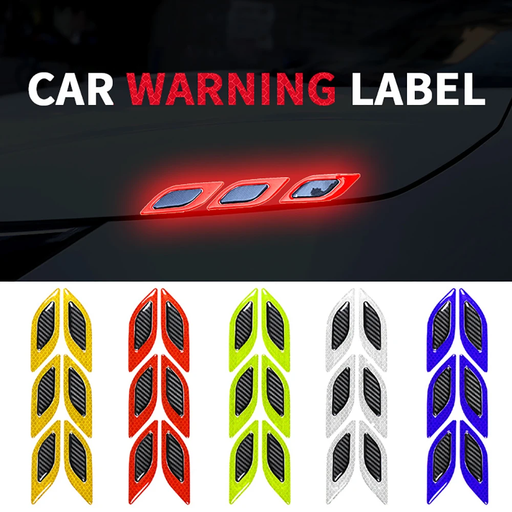 6Pcs Universal Car Reflective Stickers Anti-Scratch Safety Warning Sticker For Truck Auto Motor Exterior Decorative Accessories
6Pcs Universal Car Reflective Stickers Anti-Scratch Safety Warning Sticker For Truck Auto Motor Exterior Decorative Accessories