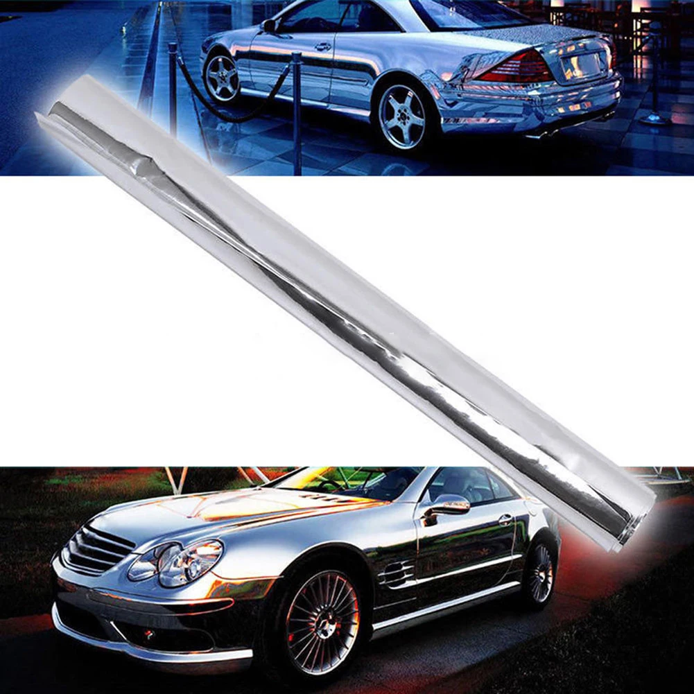 15x150cm Newest High Stretchable Mirror Silver Chrome Mirror Flexible Vinyl Wrap Sheet Roll Film Car Sticker Decal Sheet
15x150cm Newest High Stretchable Mirror Silver Chrome Mirror Flexible Vinyl Wrap Sheet Roll Film Car Sticker Decal Sheet