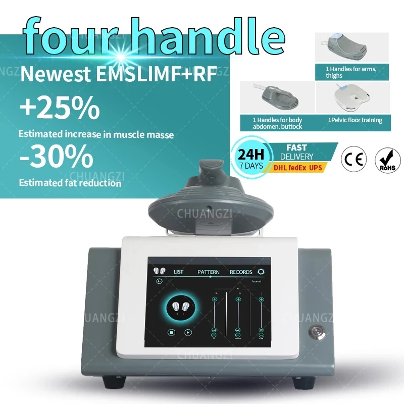 New EMSLIM portable fat burner EMS muscle stimulator engraving electromagnet profile machine
New EMSLIM portable fat burner EMS muscle stimulator engraving electromagnet profile machine