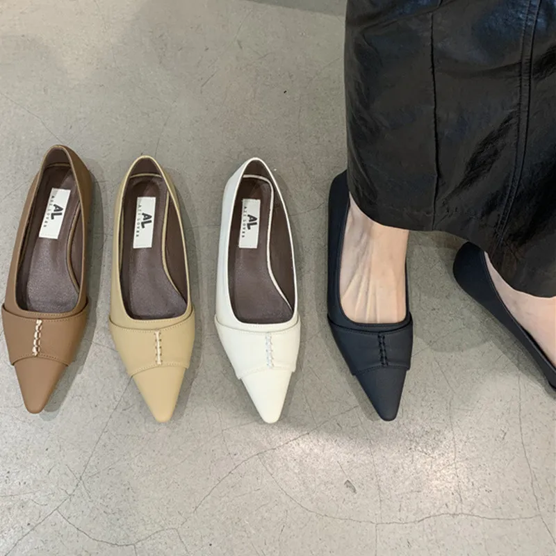 Bailamos Fashion Point Toe Flats Shoes Brand Design Women Soft Moccasins Shoes 2023 Spring Comfortable Casual Ballet Shoes Mujer
Bailamos Fashion Point Toe Flats Shoes Brand Design Women Soft Moccasins Shoes 2023 Spring Comfortable Casual Ballet Shoes Mujer