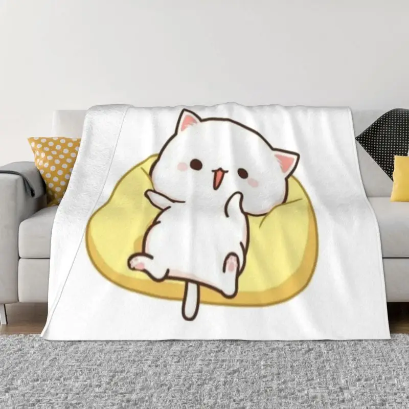 Peach And Goma Mochi Cat Blanket Soft Fleece Spring Warm Flannel Throw Blankets for Sofa Travel Bed Bedspread
Peach And Goma Mochi Cat Blanket Soft Fleece Spring Warm Flannel Throw Blankets for Sofa Travel Bed Bedspread