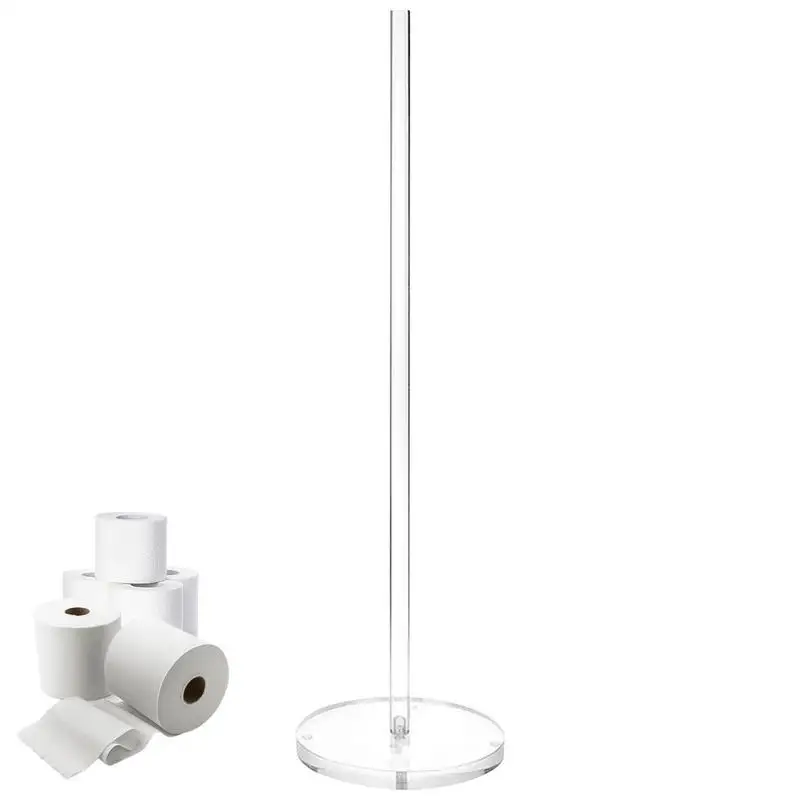 Acrylic Toilet Paper Stand Transparent Acrylic Toilet Paper Towel Holder Modern Freestanding Bathroom Toilet Tissue Stand Clear 
Acrylic Toilet Paper Stand Transparent Acrylic Toilet Paper Towel Holder Modern Freestanding Bathroom Toilet Tissue Stand Clear