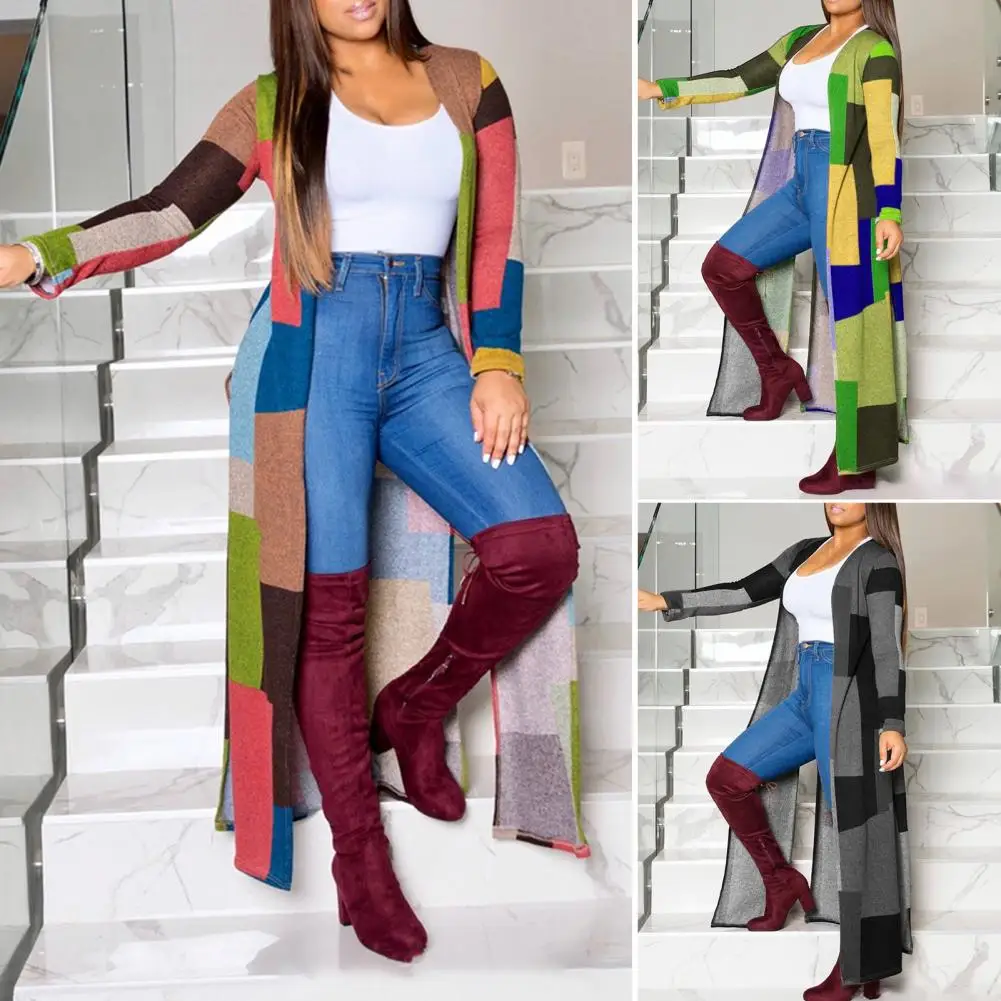 Colorblock Long Sleeve Casual Longline Cardigan coat casual elegant autumn spring new fashion women's outfits female clothing
Colorblock Long Sleeve Casual Longline Cardigan coat casual elegant autumn spring new fashion women's outfits female clothing
