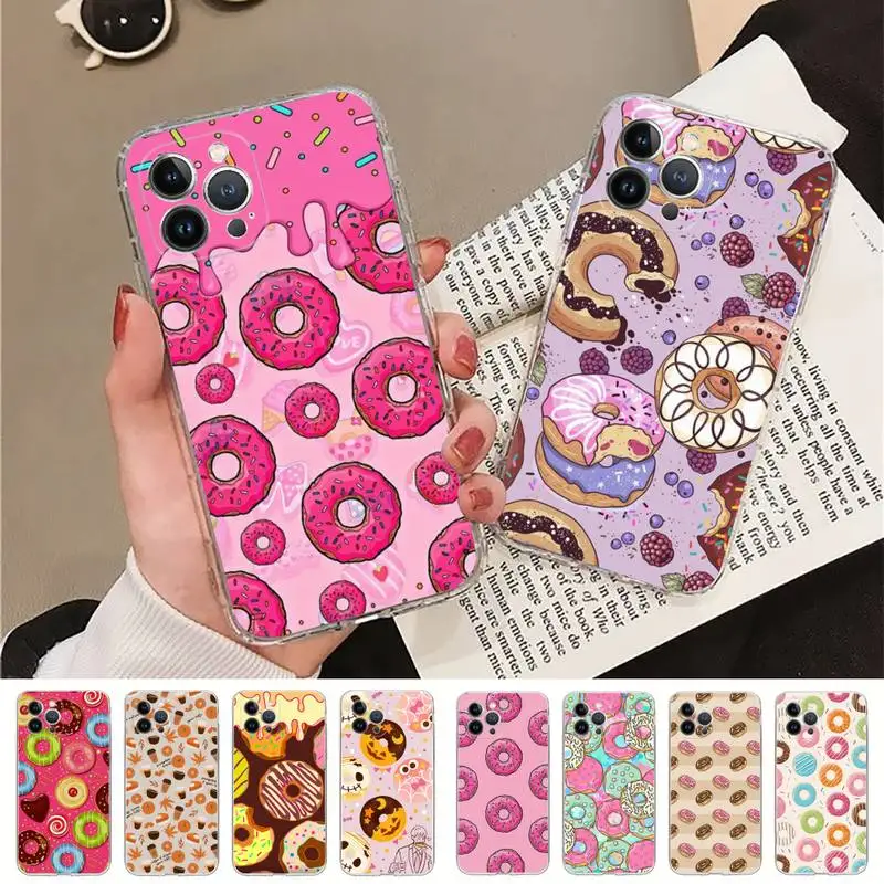 Cute Cartoon Donut Phone Case For iPhone 14 13 12 11 Pro Max XS X XR SE 2020 6 7 8 Plus Mini Transparent Shell
Cute Cartoon Donut Phone Case For iPhone 14 13 12 11 Pro Max XS X XR SE 2020 6 7 8 Plus Mini Transparent Shell
