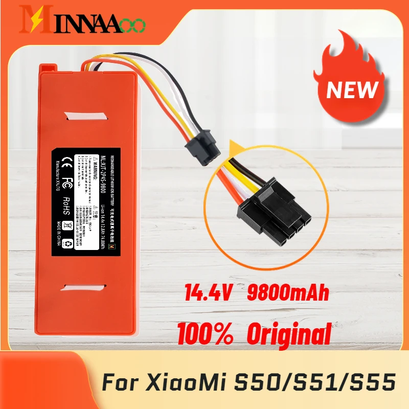 

14.4V Replacement Battery for Xiaomi Mijia 2051-4S1P-MM Vacuum Cleaner Sweeping Mopping Robot