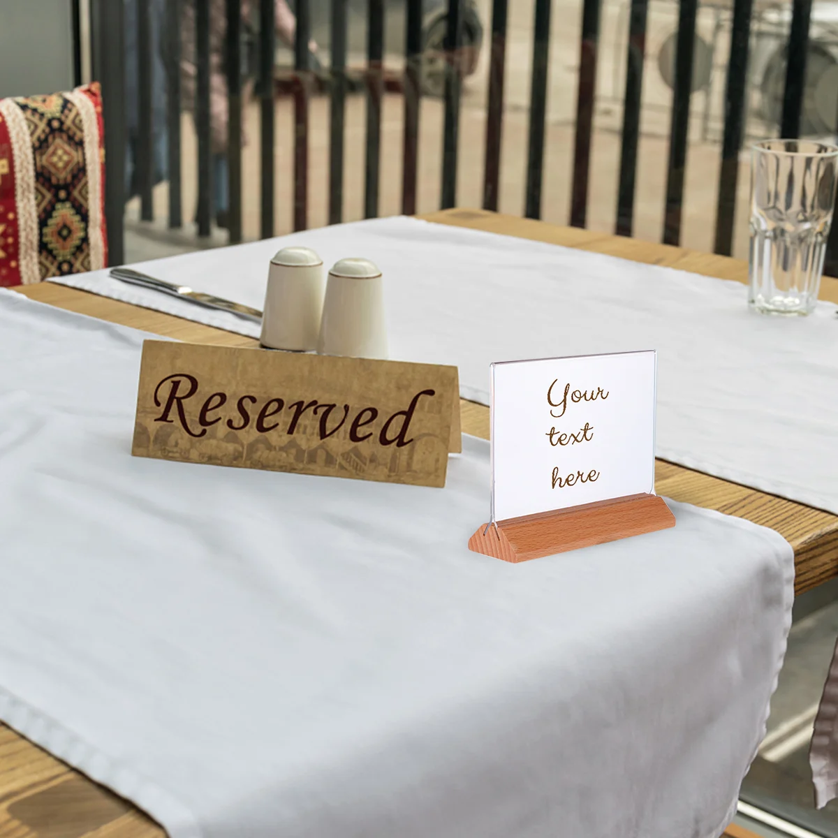 Acrylic Stand Display Sign Table Holder Paperholders Stands Menubookname Talkerwood T Shape Business Tag Wedding Signs Brochure
Acrylic Stand Display Sign Table Holder Paperholders Stands Menubookname Talkerwood T Shape Business Tag Wedding Signs Brochure