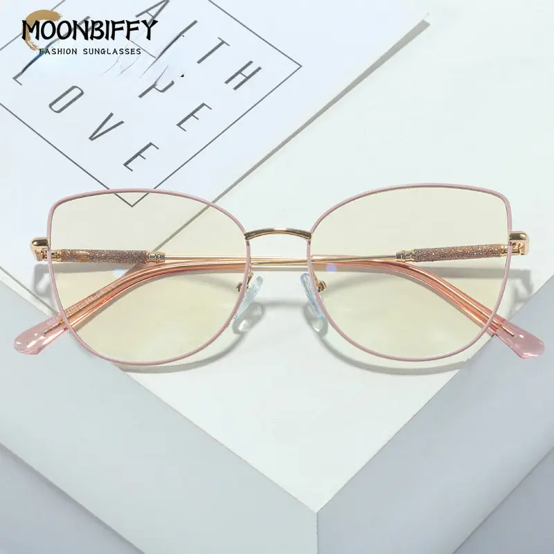 Fashion Cat Eye Anti Blue Light Glasses Women Vintage Metal Prescription Eyeglasses Frame Ladies Computer Goggles Eyewear UV400
Fashion Cat Eye Anti Blue Light Glasses Women Vintage Metal Prescription Eyeglasses Frame Ladies Computer Goggles Eyewear UV400