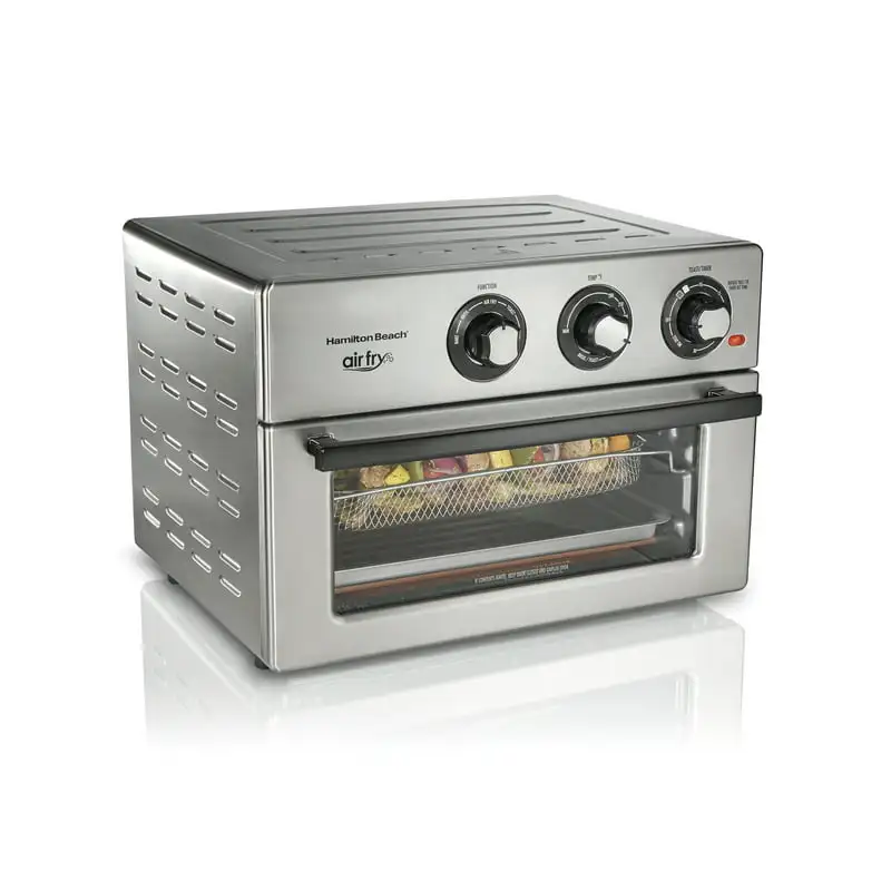 Fryer Countertop Toaster Oven, 6 Cooking Functions, Classic Silver Finish, 31225
Fryer Countertop Toaster Oven, 6 Cooking Functions, Classic Silver Finish, 31225