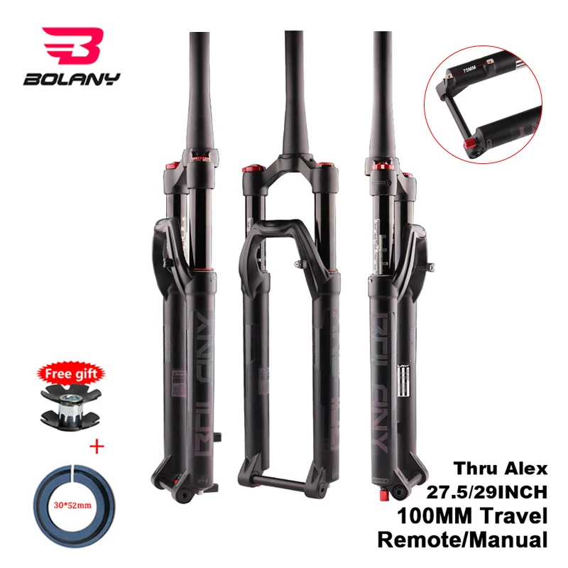 Bolany 27.5 29 Boost Fork Thru Axle Suspension 32 RL Quick Release Tapered Rebound Adjustment Mount For Bicycle Accessories
Bolany 27.5 29 Boost Fork Thru Axle Suspension 32 RL Quick Release Tapered Rebound Adjustment Mount For Bicycle Accessories