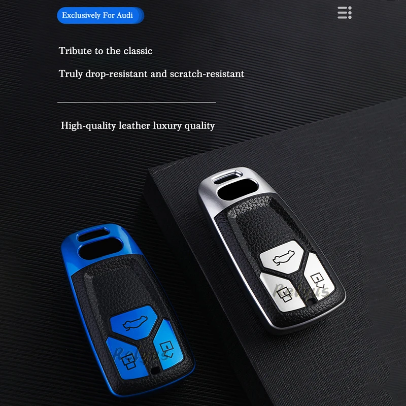 Leather TPU Car Key Case Cover Shell for Audi A4 B9 A5 A6 8S 8W Q5 Q7 4M S4 S5 S7 TT TTS TFSI RS Key Protector Fob Accessories
Leather TPU Car Key Case Cover Shell for Audi A4 B9 A5 A6 8S 8W Q5 Q7 4M S4 S5 S7 TT TTS TFSI RS Key Protector Fob Accessories