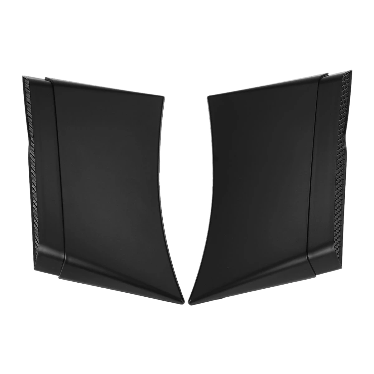

Черные автомобильные задние боковые овальные отверстия для вентиляционных отверстий, отделка для 2016-2020 из АБС-пластика, 2 шт.