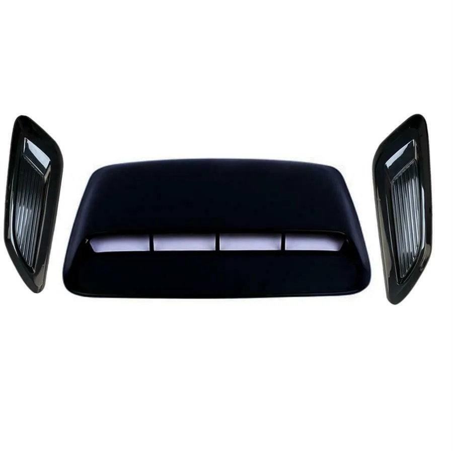 Car Center Side Air Flow Intake Hood Scoop Vent Bonnet Decorative Cover 3pcs High Quality ABS Plastic Universal Fit For All Car
Car Center Side Air Flow Intake Hood Scoop Vent Bonnet Decorative Cover 3pcs High Quality ABS Plastic Universal Fit For All Car