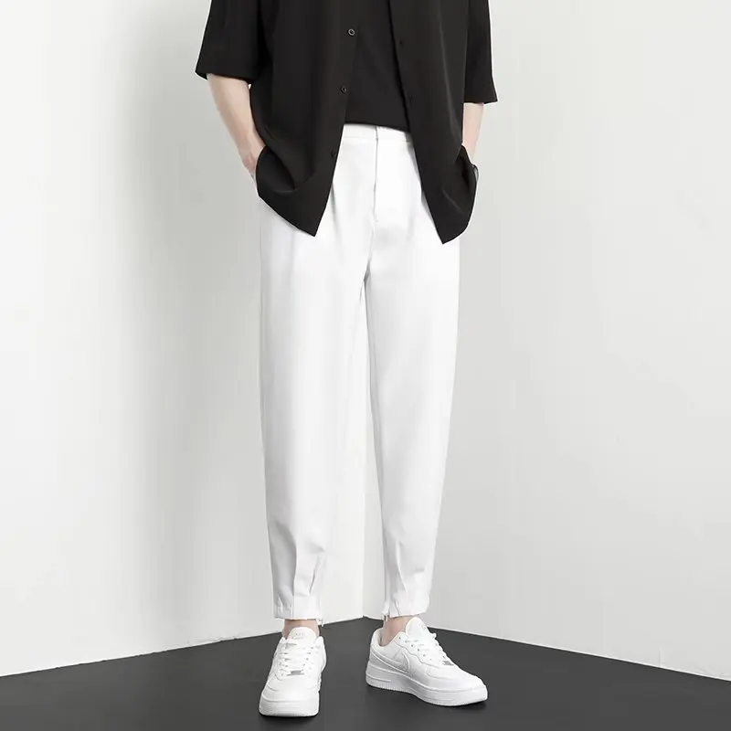 Men's Super Cooling Loose-Fit Jogger Pants Ice Silk Pants Casual Trousers loose Sports Nine-point Pants Summer Thin Pants
Men's Super Cooling Loose-Fit Jogger Pants Ice Silk Pants Casual Trousers loose Sports Nine-point Pants Summer Thin Pants