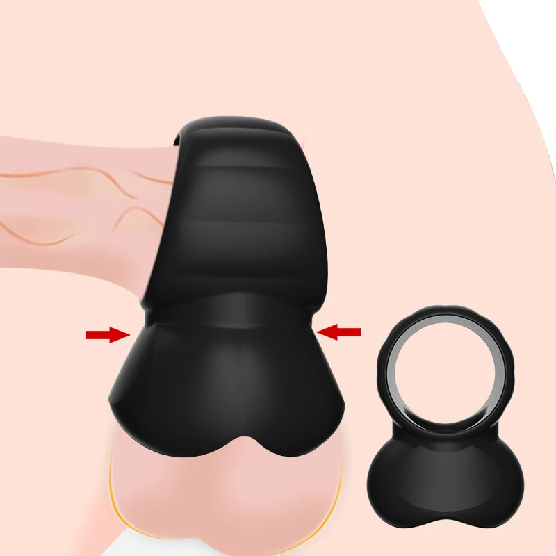

18 + силиконовый рукав для пениса для взрослых, гибкие головки, увеличитель пениса, удлинитель, задержка эякуляции, кольцо на пенис, SM, эротические секс-игрушки для мужчин