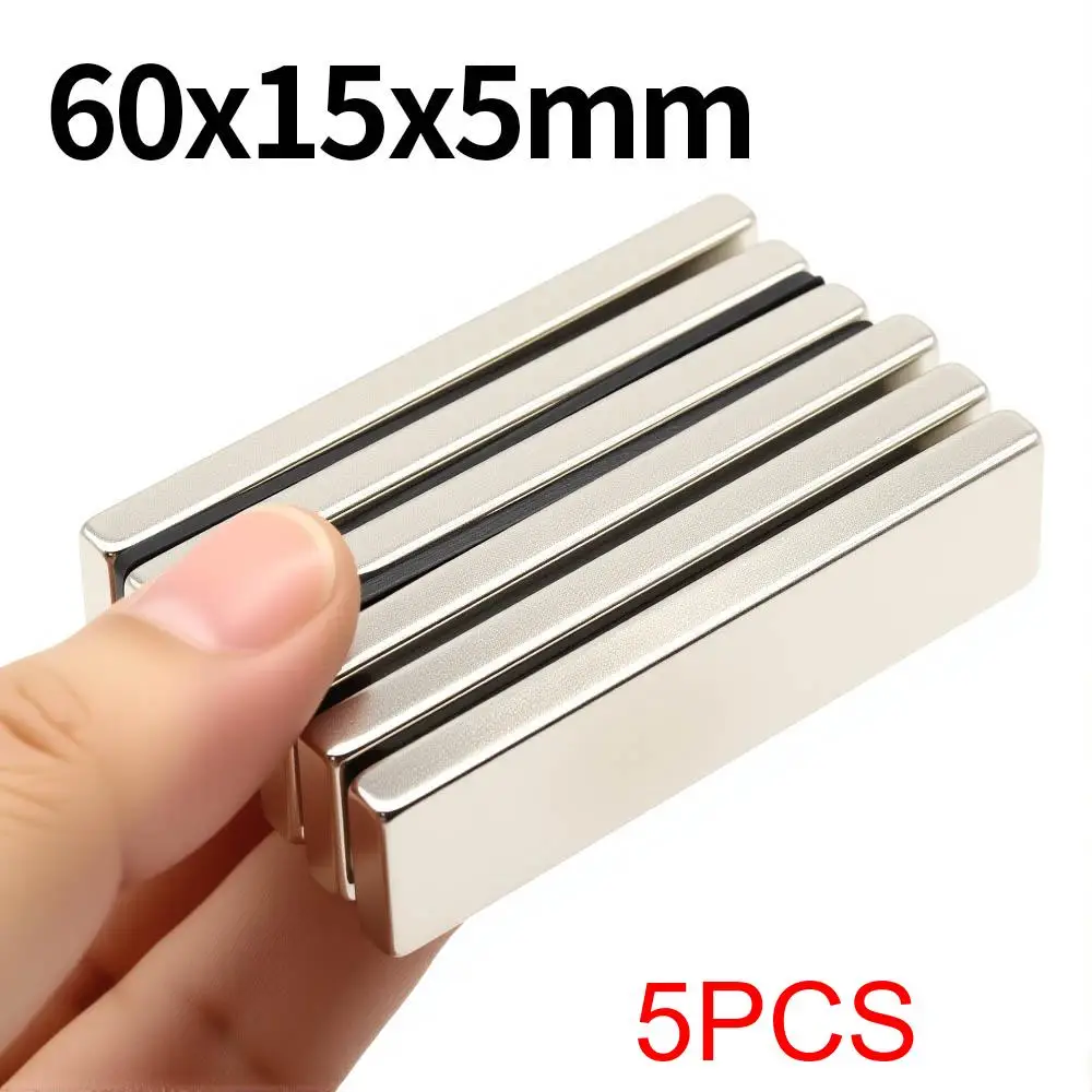 Супер сильный неодимовый магнит N35 60x15x5 мм
Супер сильный неодимовый магнит N35 60x15x5 мм