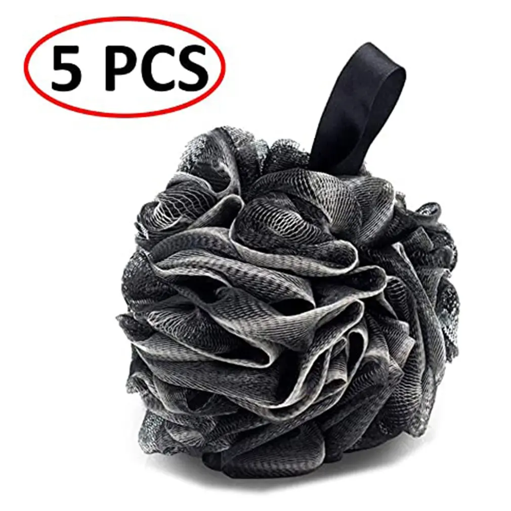 5Pcs Men'S Black Bath Flower Bamboo Charcoal Bath Ball Deep Cleansing Soft And Fluffy Fine Mesh Bath Ball
5Pcs Men'S Black Bath Flower Bamboo Charcoal Bath Ball Deep Cleansing Soft And Fluffy Fine Mesh Bath Ball